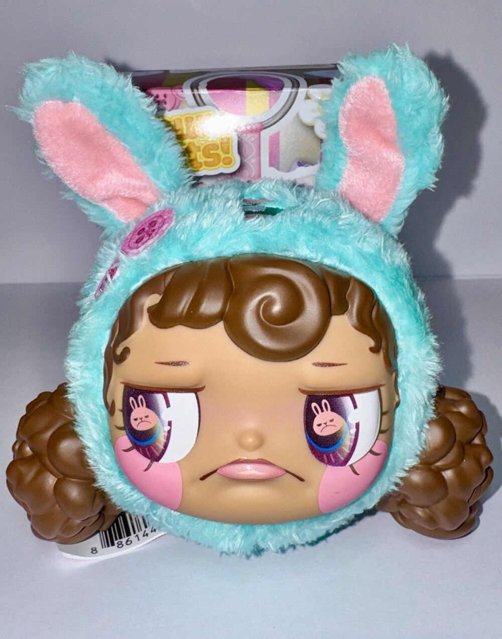 Happy Haul Sour Pouts Paw-ty Crashers Vinyl Plush Pendant Turquoise Bunny